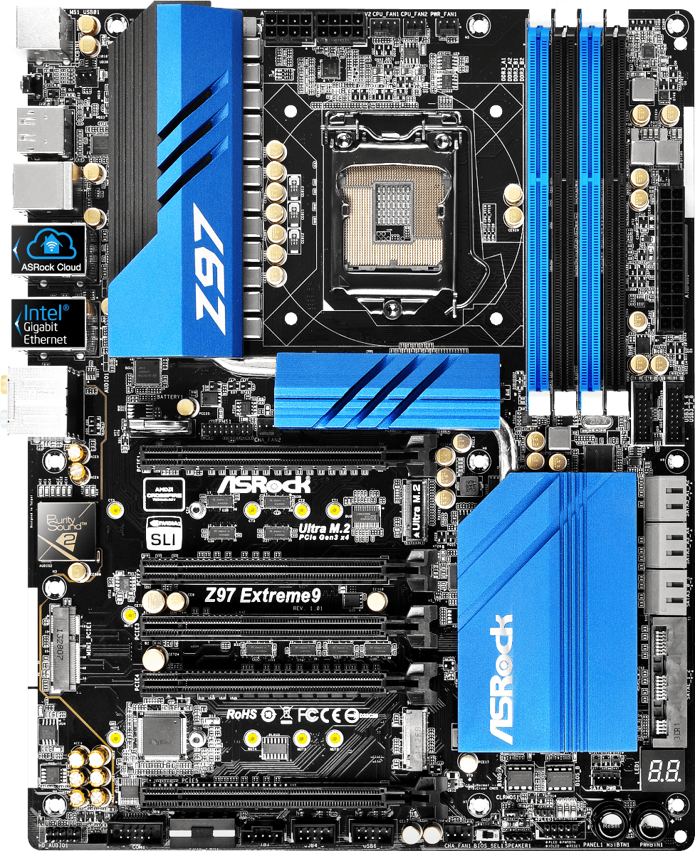Asrock Z97 Extreme9 - Motherboard Specifications On MotherboardDB